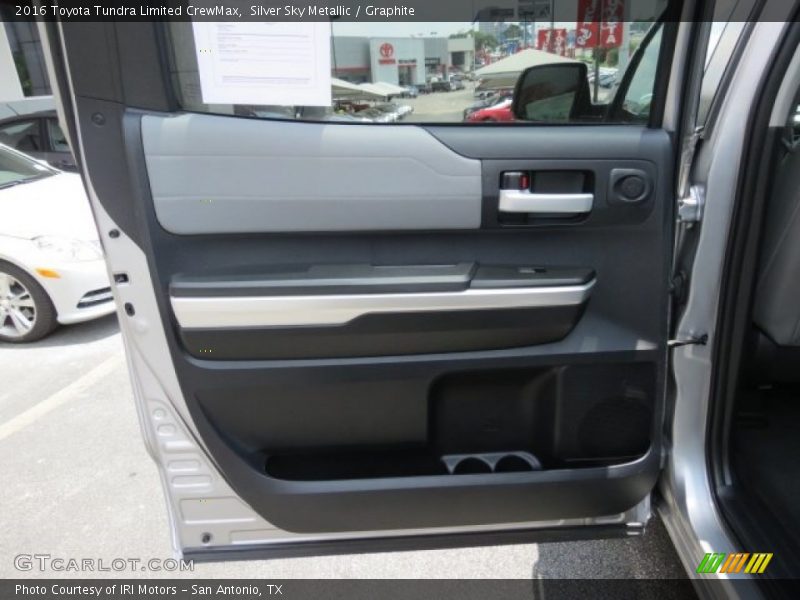 Silver Sky Metallic / Graphite 2016 Toyota Tundra Limited CrewMax
