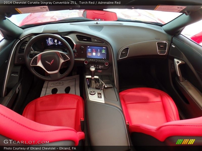 Torch Red / Adrenaline Red 2014 Chevrolet Corvette Stingray Convertible Z51