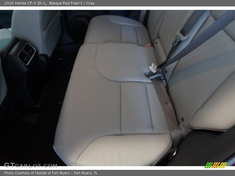 Basque Red Pearl II / Gray 2016 Honda CR-V EX-L