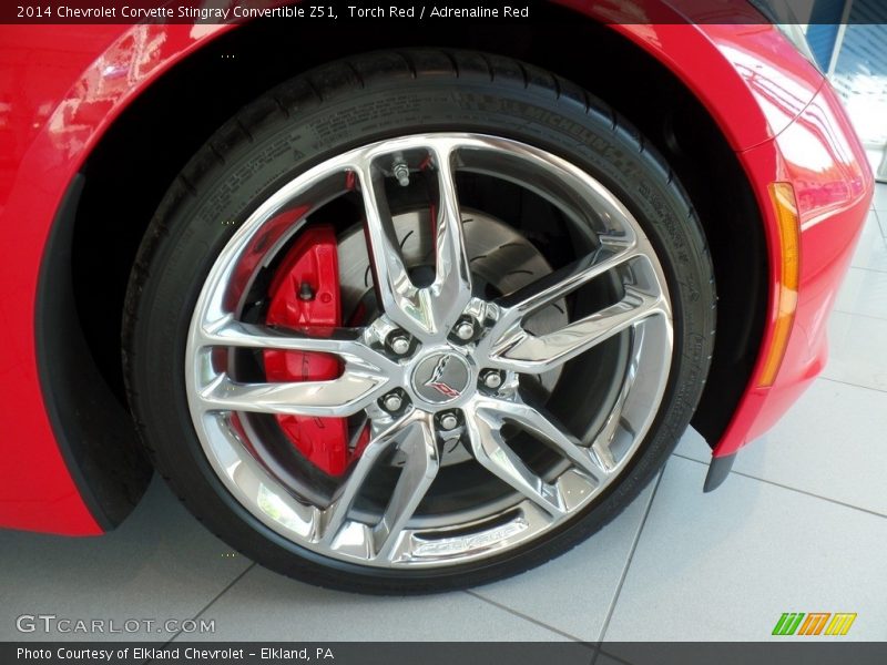  2014 Corvette Stingray Convertible Z51 Wheel