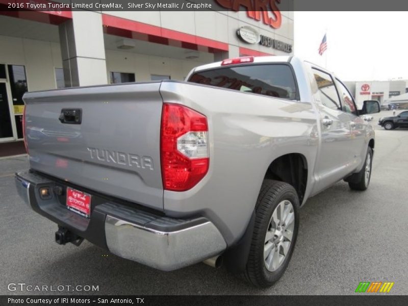 Silver Sky Metallic / Graphite 2016 Toyota Tundra Limited CrewMax