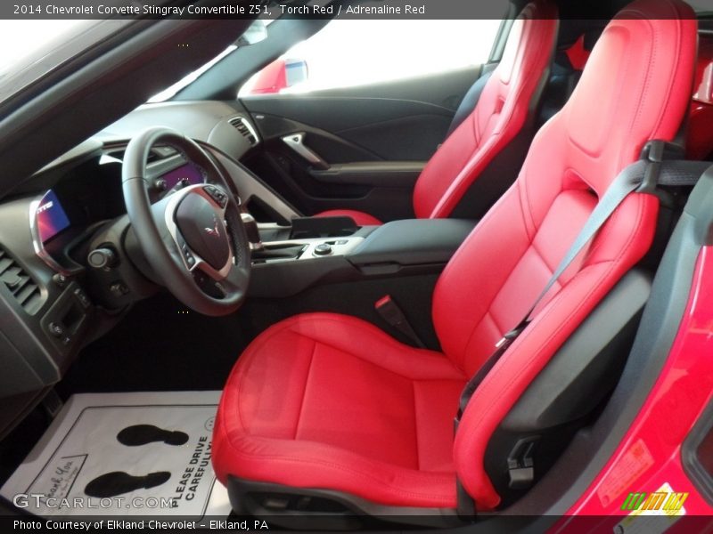 Torch Red / Adrenaline Red 2014 Chevrolet Corvette Stingray Convertible Z51