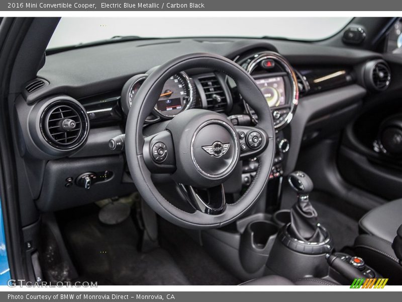 Electric Blue Metallic / Carbon Black 2016 Mini Convertible Cooper