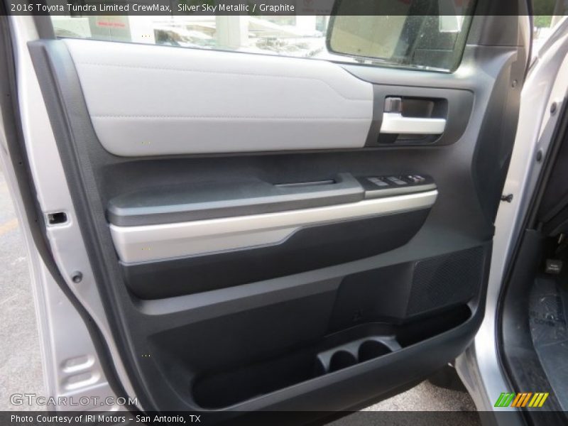 Silver Sky Metallic / Graphite 2016 Toyota Tundra Limited CrewMax