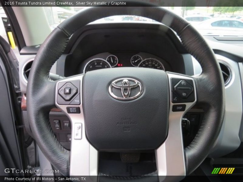 Silver Sky Metallic / Graphite 2016 Toyota Tundra Limited CrewMax