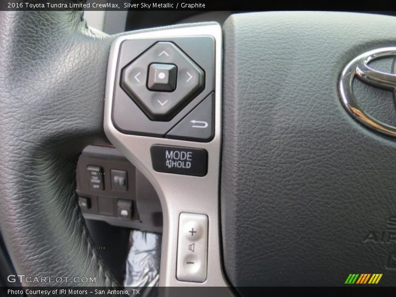 Silver Sky Metallic / Graphite 2016 Toyota Tundra Limited CrewMax