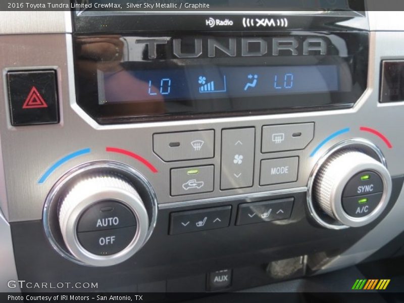 Silver Sky Metallic / Graphite 2016 Toyota Tundra Limited CrewMax