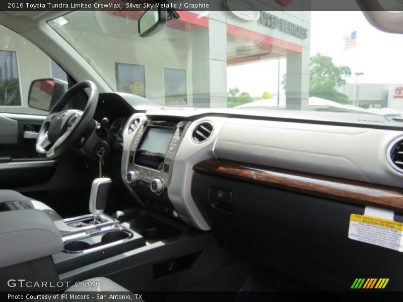 Silver Sky Metallic / Graphite 2016 Toyota Tundra Limited CrewMax