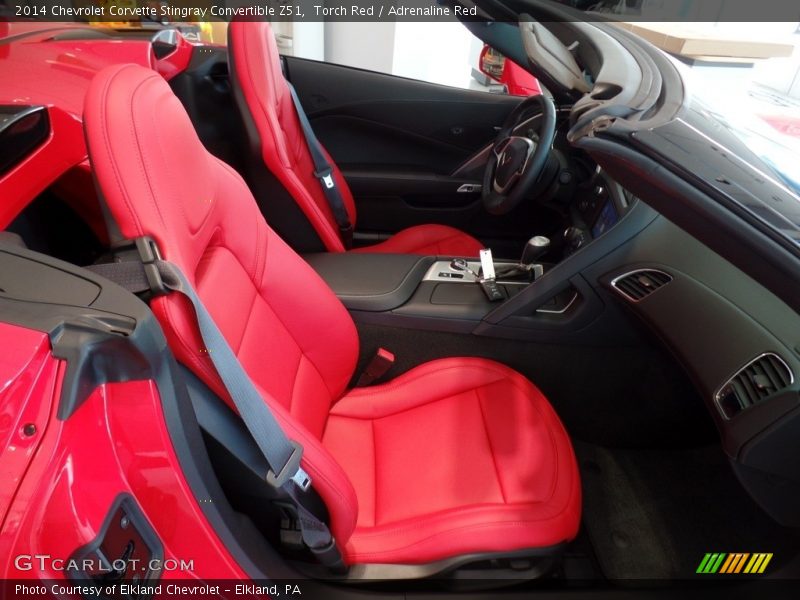 Torch Red / Adrenaline Red 2014 Chevrolet Corvette Stingray Convertible Z51