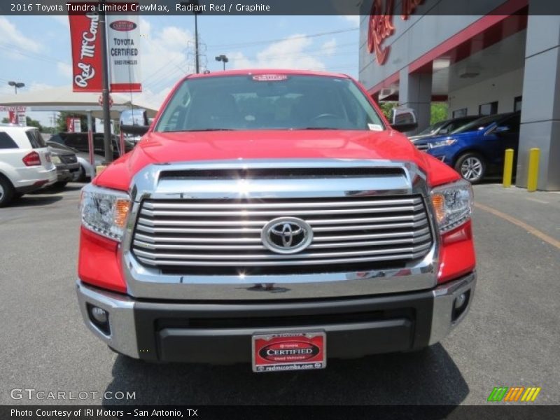 Radiant Red / Graphite 2016 Toyota Tundra Limited CrewMax