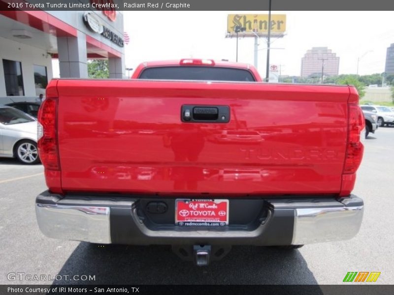 Radiant Red / Graphite 2016 Toyota Tundra Limited CrewMax