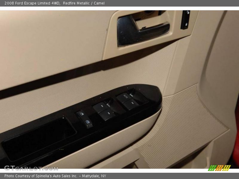 Redfire Metallic / Camel 2008 Ford Escape Limited 4WD