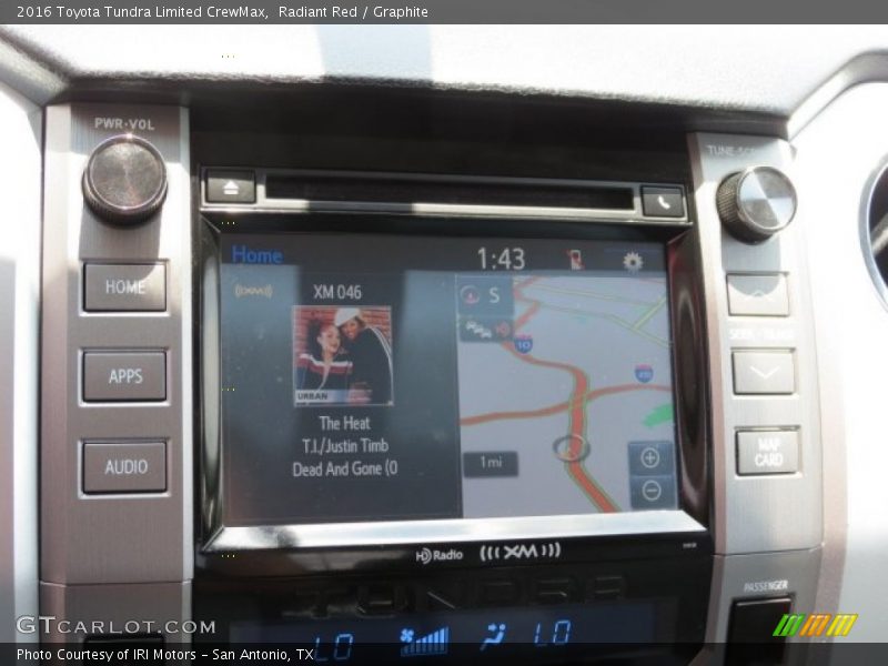 Radiant Red / Graphite 2016 Toyota Tundra Limited CrewMax