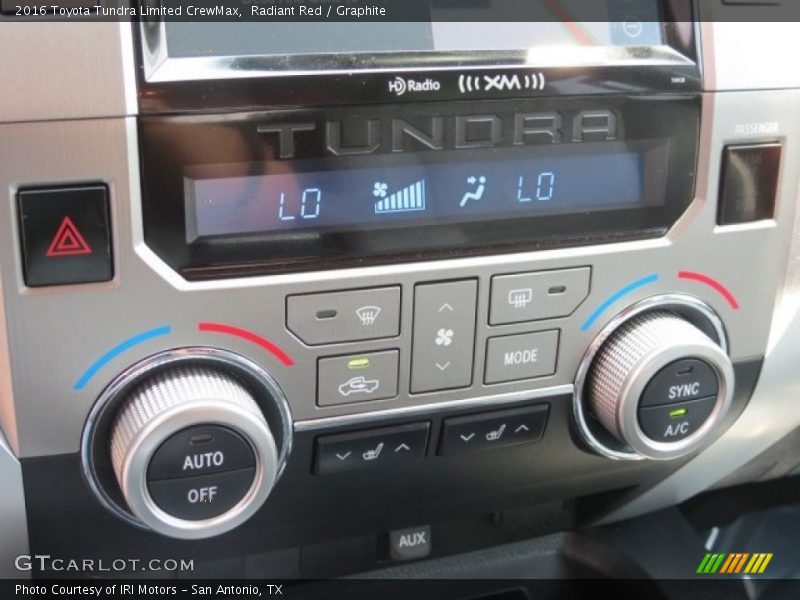 Radiant Red / Graphite 2016 Toyota Tundra Limited CrewMax
