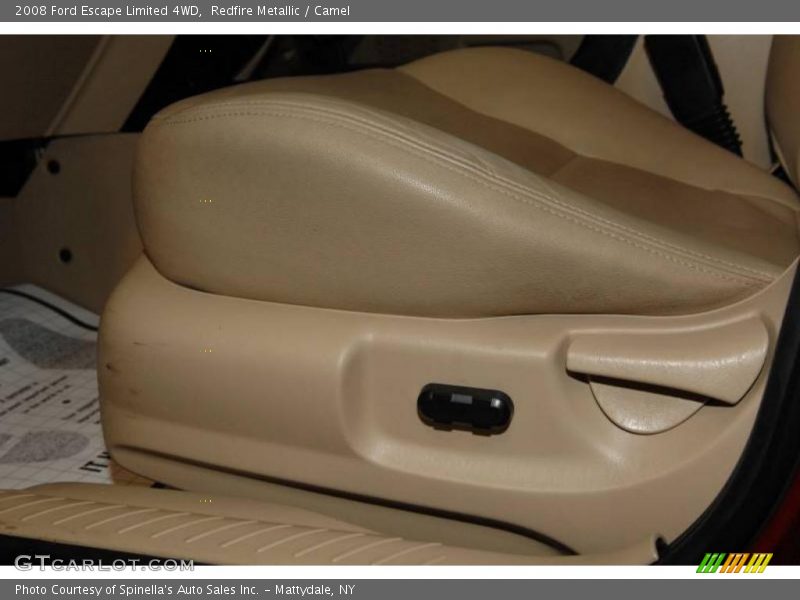 Redfire Metallic / Camel 2008 Ford Escape Limited 4WD
