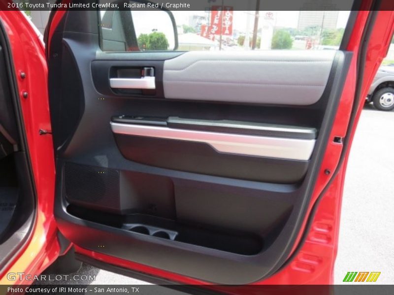Radiant Red / Graphite 2016 Toyota Tundra Limited CrewMax