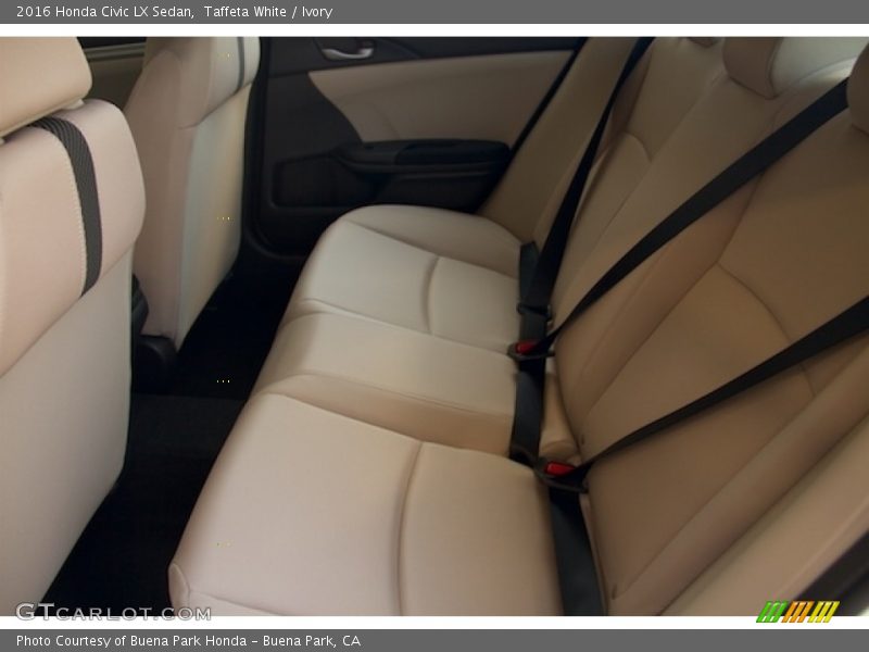 Taffeta White / Ivory 2016 Honda Civic LX Sedan