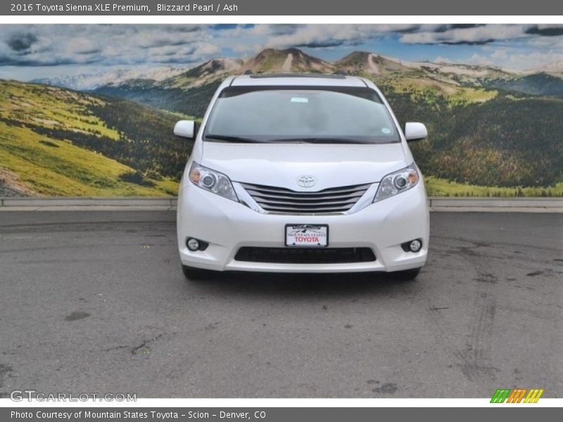 Blizzard Pearl / Ash 2016 Toyota Sienna XLE Premium