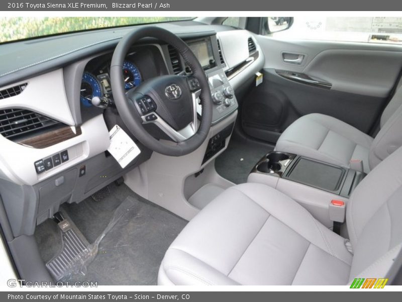 Blizzard Pearl / Ash 2016 Toyota Sienna XLE Premium