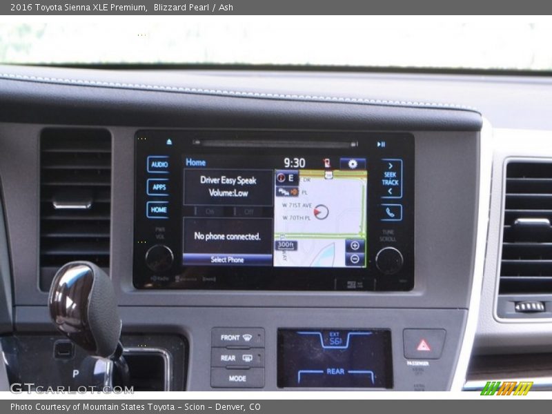 Blizzard Pearl / Ash 2016 Toyota Sienna XLE Premium