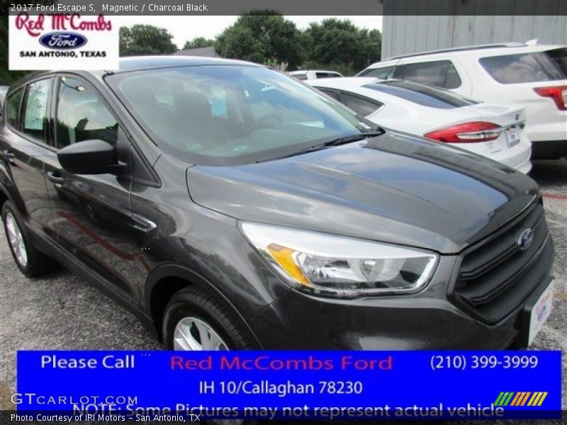Magnetic / Charcoal Black 2017 Ford Escape S