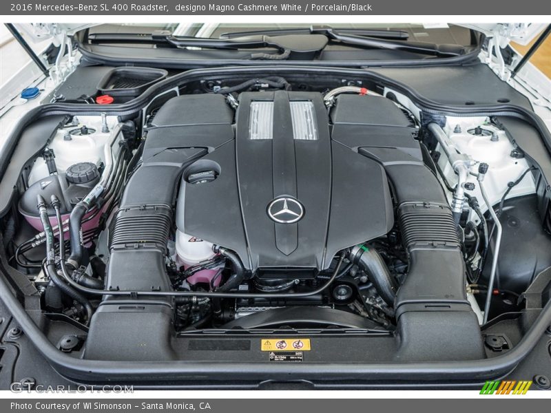  2016 SL 400 Roadster Engine - 3.0 Liter DI biturbo DOHC 24-Valve VVT V6