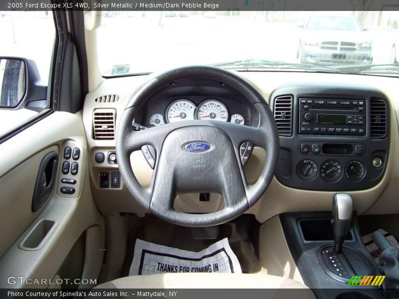 Silver Metallic / Medium/Dark Pebble Beige 2005 Ford Escape XLS 4WD