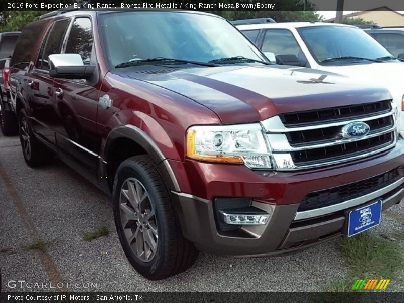 Bronze Fire Metallic / King Ranch Mesa Brown/Ebony 2016 Ford Expedition EL King Ranch