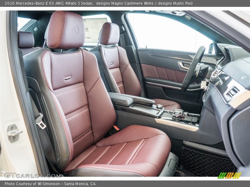 Front Seat of 2016 E 63 AMG 4Matic S Sedan