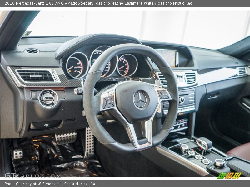 Dashboard of 2016 E 63 AMG 4Matic S Sedan