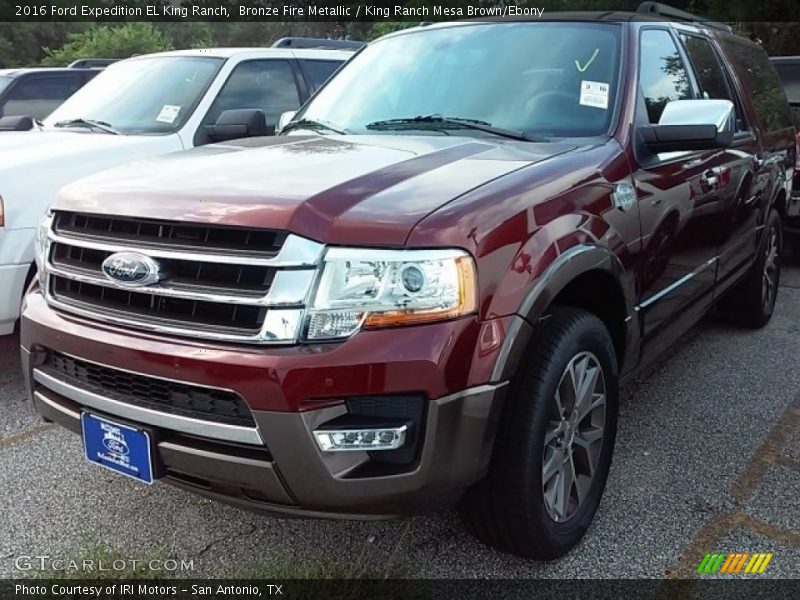 Bronze Fire Metallic / King Ranch Mesa Brown/Ebony 2016 Ford Expedition EL King Ranch