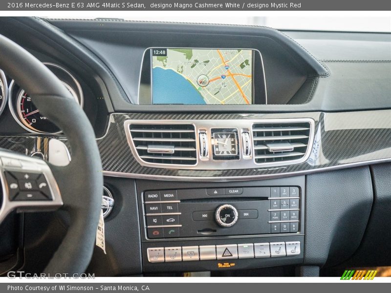 Controls of 2016 E 63 AMG 4Matic S Sedan