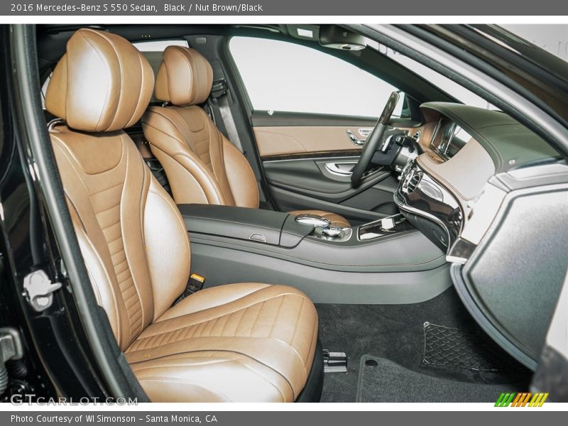 Black / Nut Brown/Black 2016 Mercedes-Benz S 550 Sedan