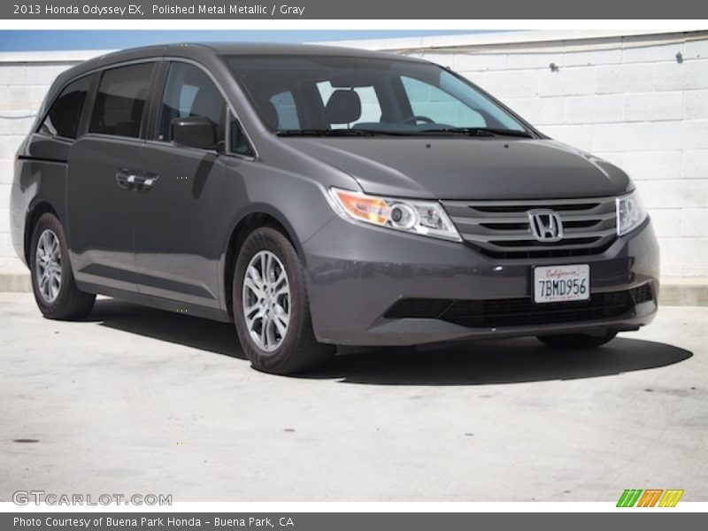 Polished Metal Metallic / Gray 2013 Honda Odyssey EX