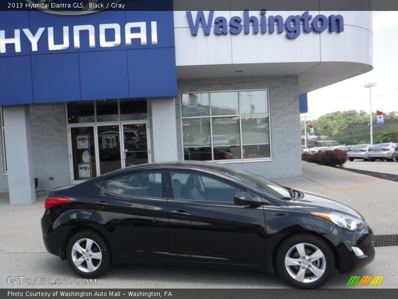 Black / Gray 2013 Hyundai Elantra GLS