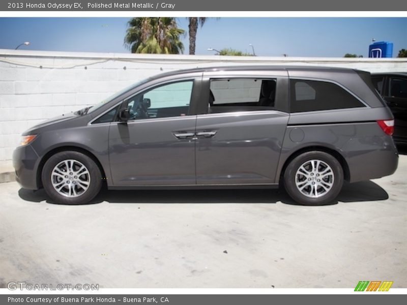 Polished Metal Metallic / Gray 2013 Honda Odyssey EX