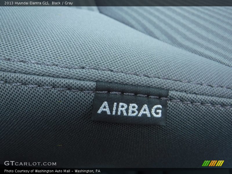 Black / Gray 2013 Hyundai Elantra GLS