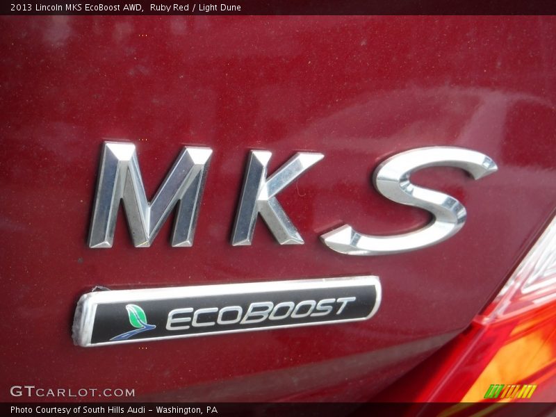 Ruby Red / Light Dune 2013 Lincoln MKS EcoBoost AWD
