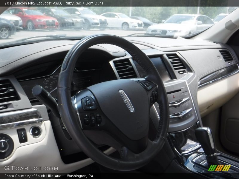 Ruby Red / Light Dune 2013 Lincoln MKS EcoBoost AWD