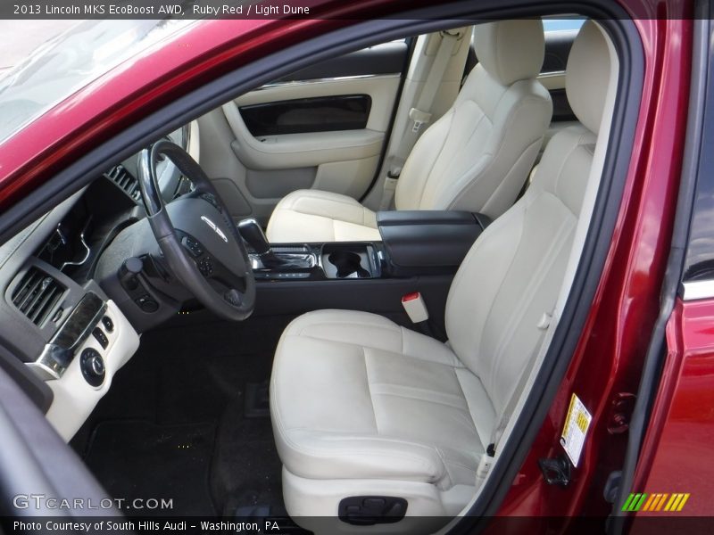 Ruby Red / Light Dune 2013 Lincoln MKS EcoBoost AWD