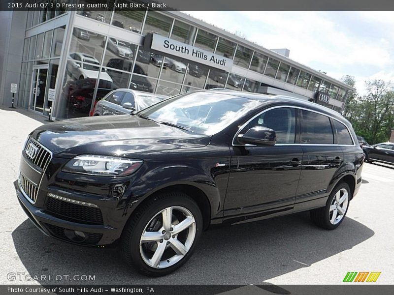 Night Black / Black 2015 Audi Q7 3.0 Prestige quattro