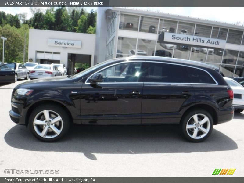Night Black / Black 2015 Audi Q7 3.0 Prestige quattro