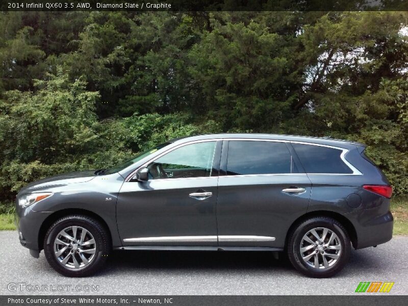 Diamond Slate / Graphite 2014 Infiniti QX60 3.5 AWD