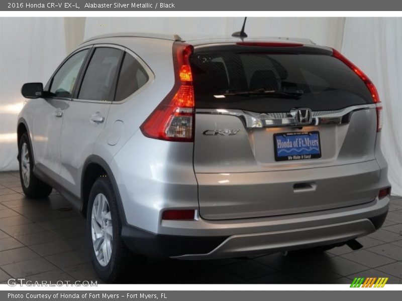 Alabaster Silver Metallic / Black 2016 Honda CR-V EX-L