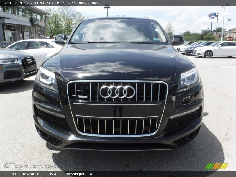 Night Black / Black 2015 Audi Q7 3.0 Prestige quattro