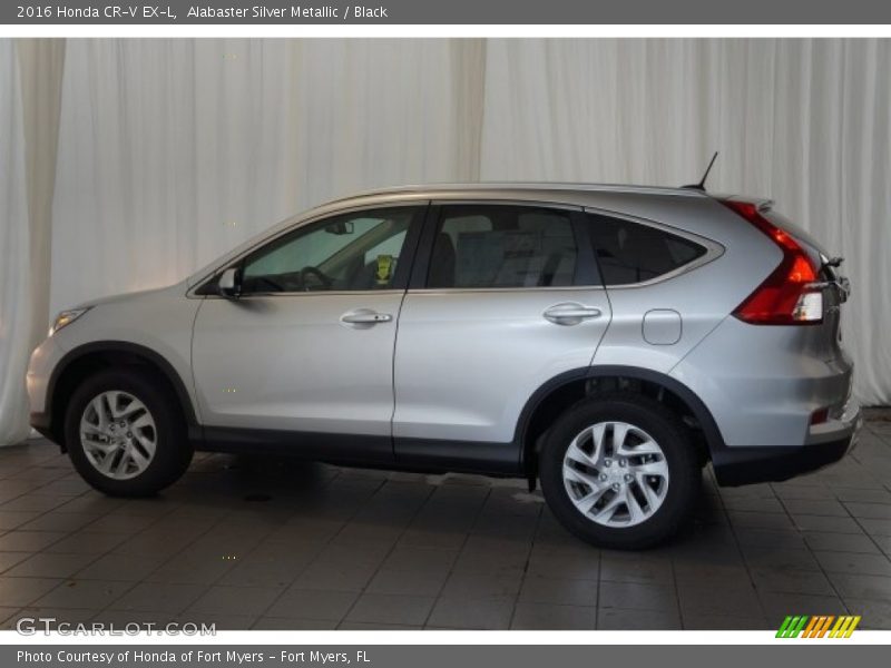 Alabaster Silver Metallic / Black 2016 Honda CR-V EX-L