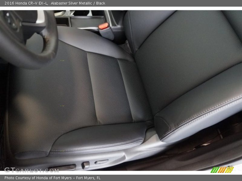 Alabaster Silver Metallic / Black 2016 Honda CR-V EX-L