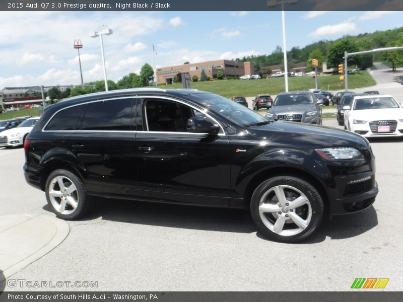 Night Black / Black 2015 Audi Q7 3.0 Prestige quattro