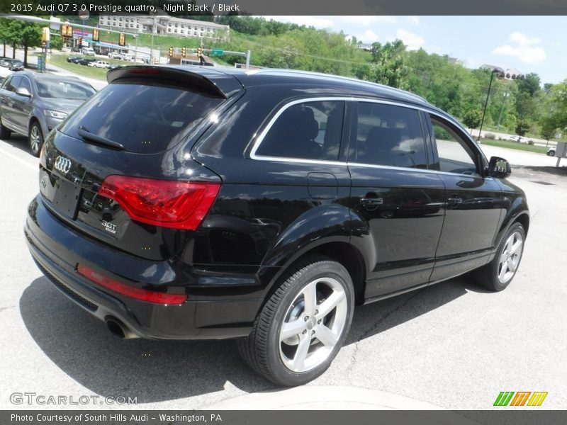 Night Black / Black 2015 Audi Q7 3.0 Prestige quattro