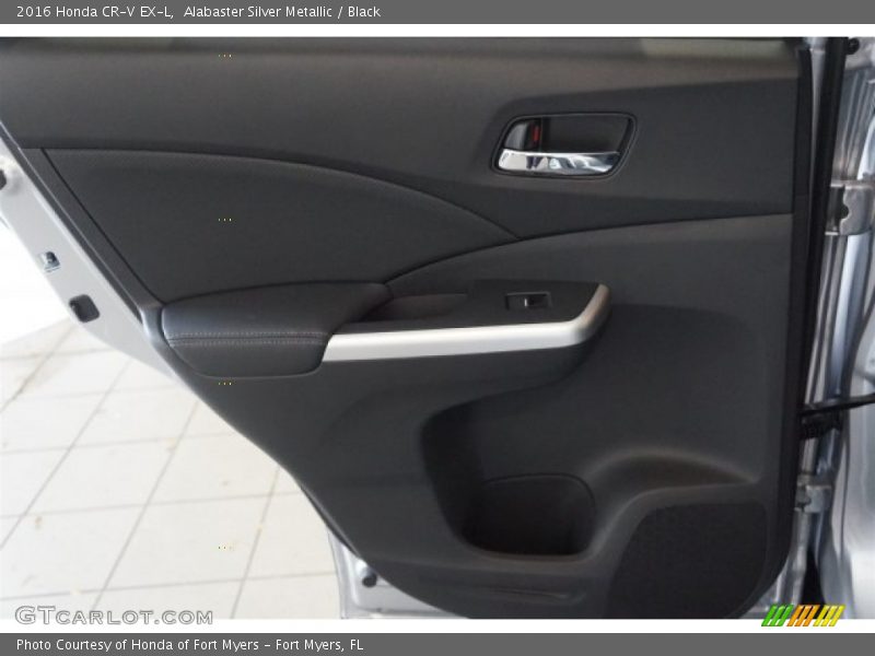 Alabaster Silver Metallic / Black 2016 Honda CR-V EX-L